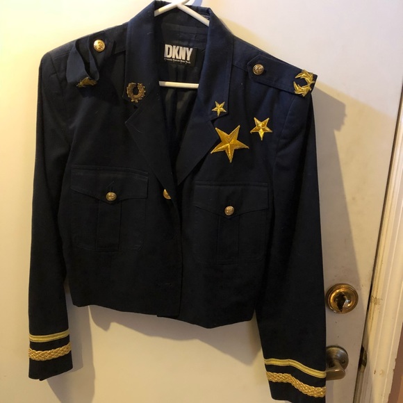 dkny military jacket